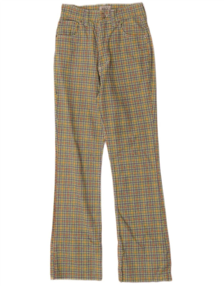 Rifle Γυναικείο Bootcut Casual Παντελόνι W29 L27 Πολύχρωμο βαμβακερό καρό