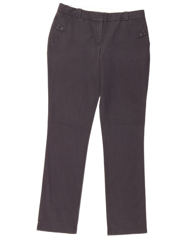 Massimo Dutti Γυναικείο λεπτό παντελόνι Chino EU 42 Large W32 L33 Navy Blue
