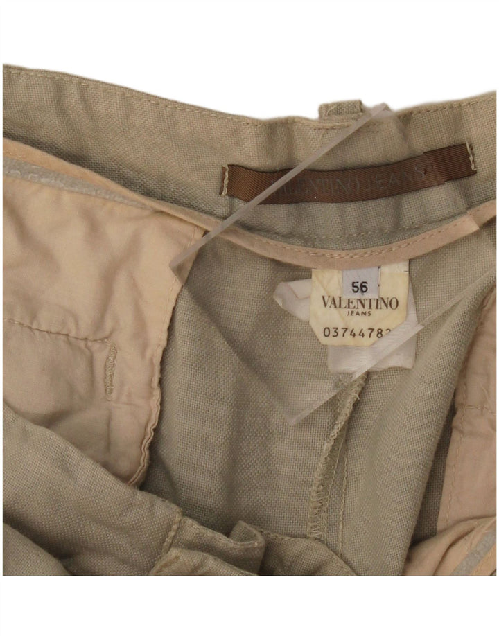 VALENTINO JEANS Ανδρικό ίσιο casual παντελόνι IT 56 3XL W38 L34 Beige