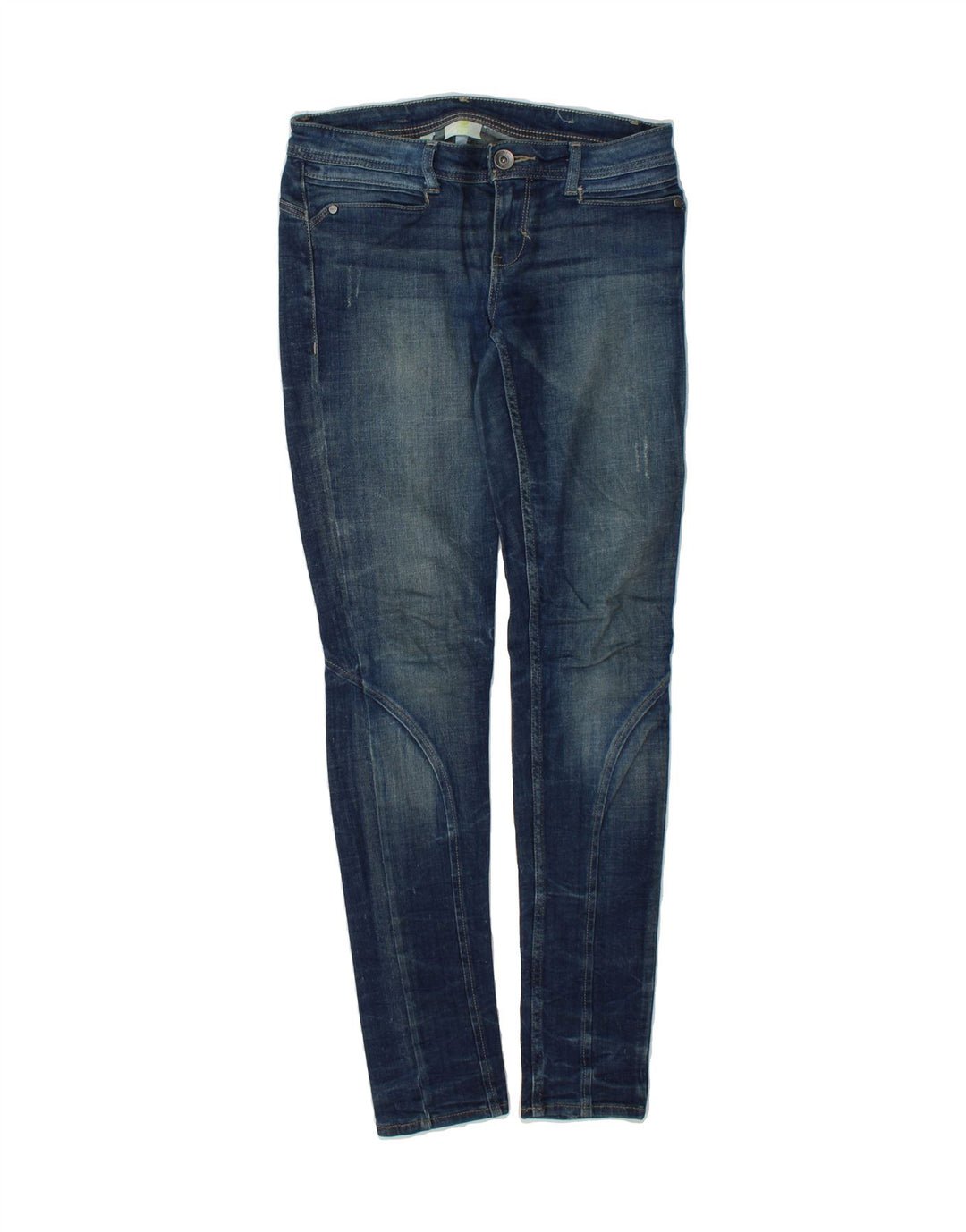 ADIDAS Womens Neo Skinny Jeans W28 L34 Blue Polyester Vintage Adidas and Second-Hand Adidas from Messina Hembry 