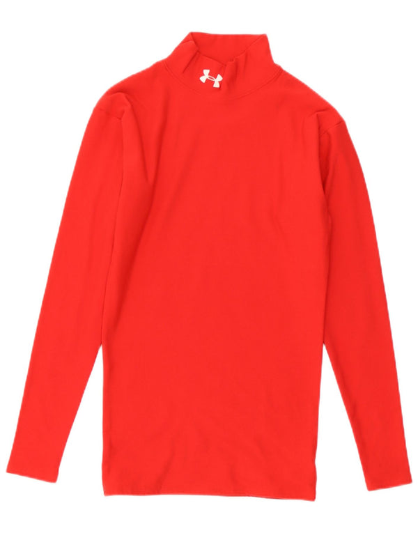 Under Armour Γυναικείο Cold Gear Μακρυμάνικο UK 8 Small Red Nylon