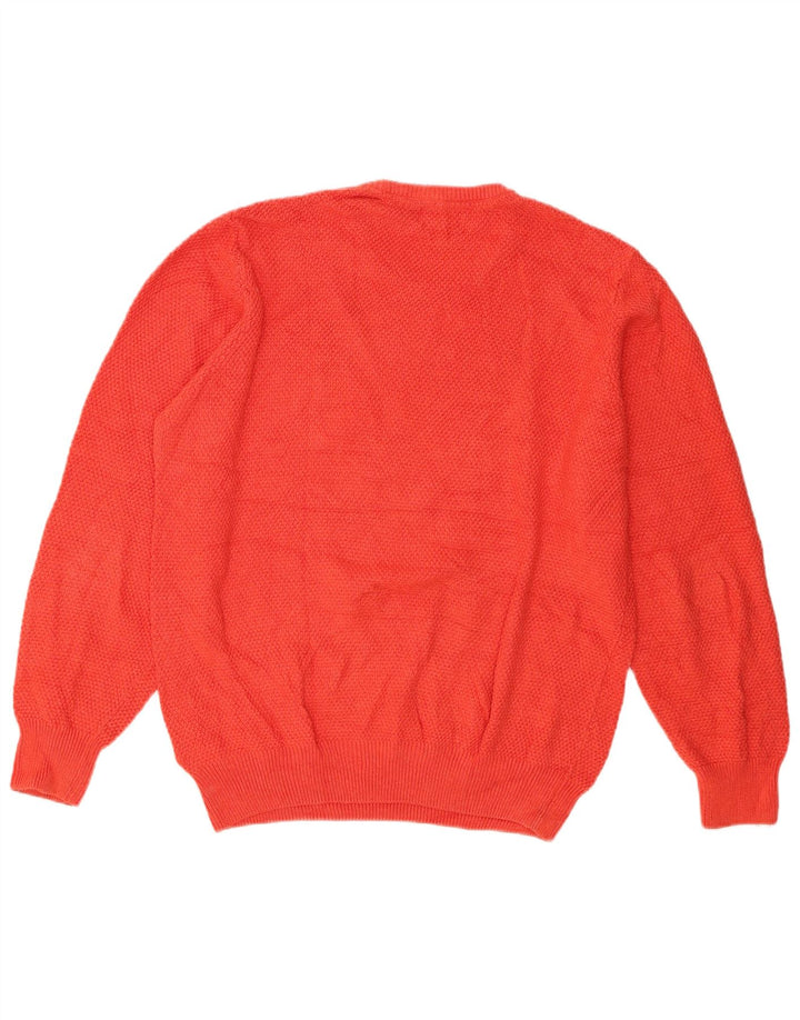 Ανδρικό πουλόβερ Marks & Spencer Tailored Fit Crew Neck Jumper Μεσαίο κόκκινο
