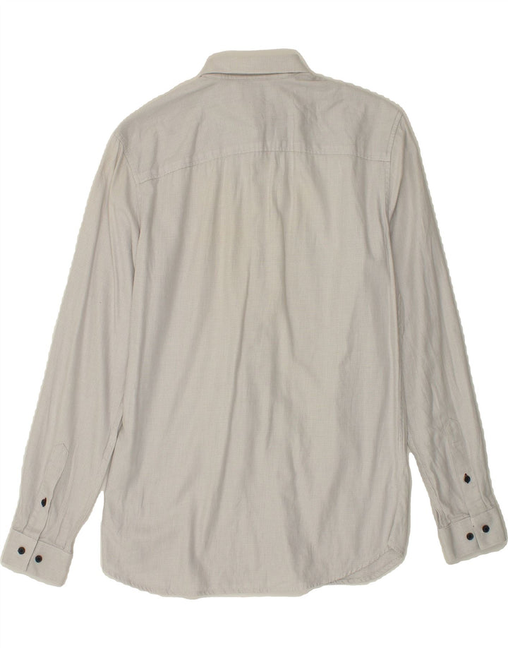 JACK & JONES Mens Shirt Small Grey Cotton Vintage Jack & Jones and Second-Hand Jack & Jones from Messina Hembry 
