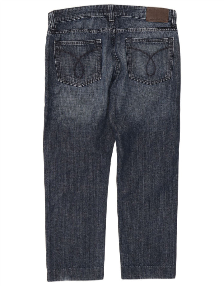 CALVIN KLEIN Γυναικείο Crop Skinny Jeans W33 L26 Μπλε