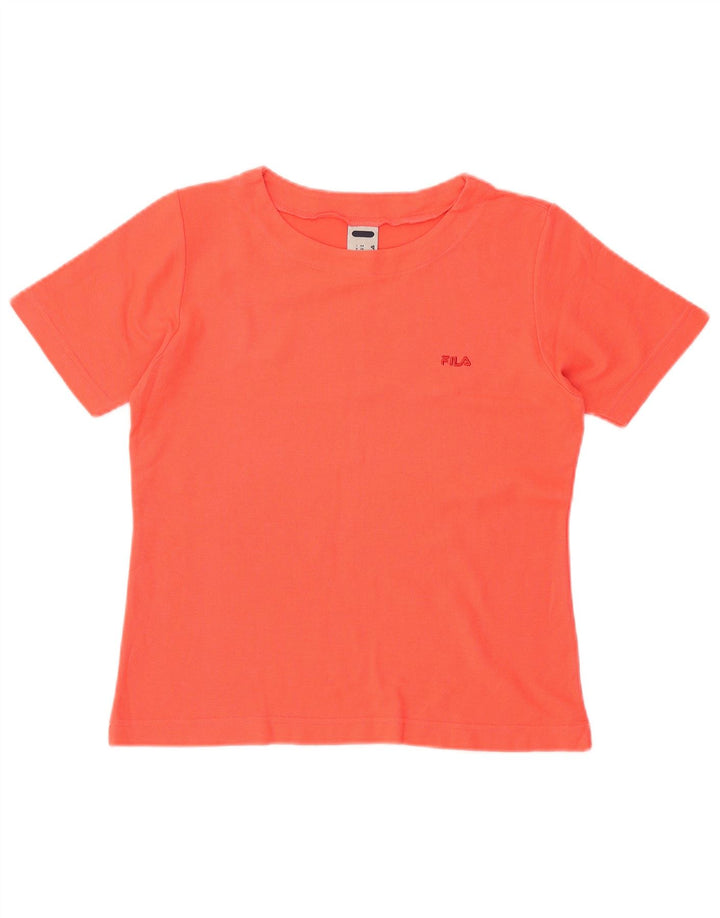 FILA Γυναικείο T-Shirt Crop Top IT 44 Medium Orange