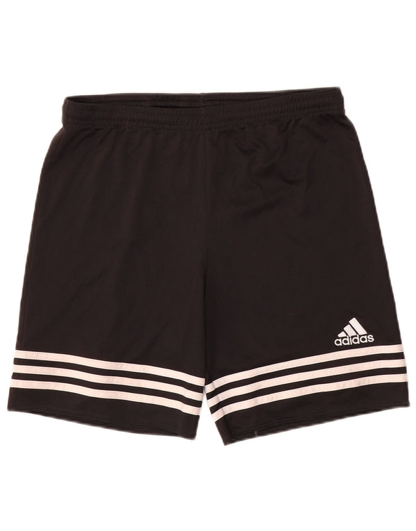 Adidas Boys Climalite σορτς 13-14 ετών XL μαύρο πολυεστέρα