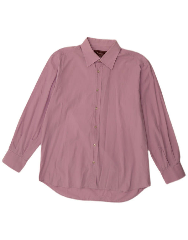 Ανδρικό πουκάμισο MARLBORO CLASSICS XL Μωβ