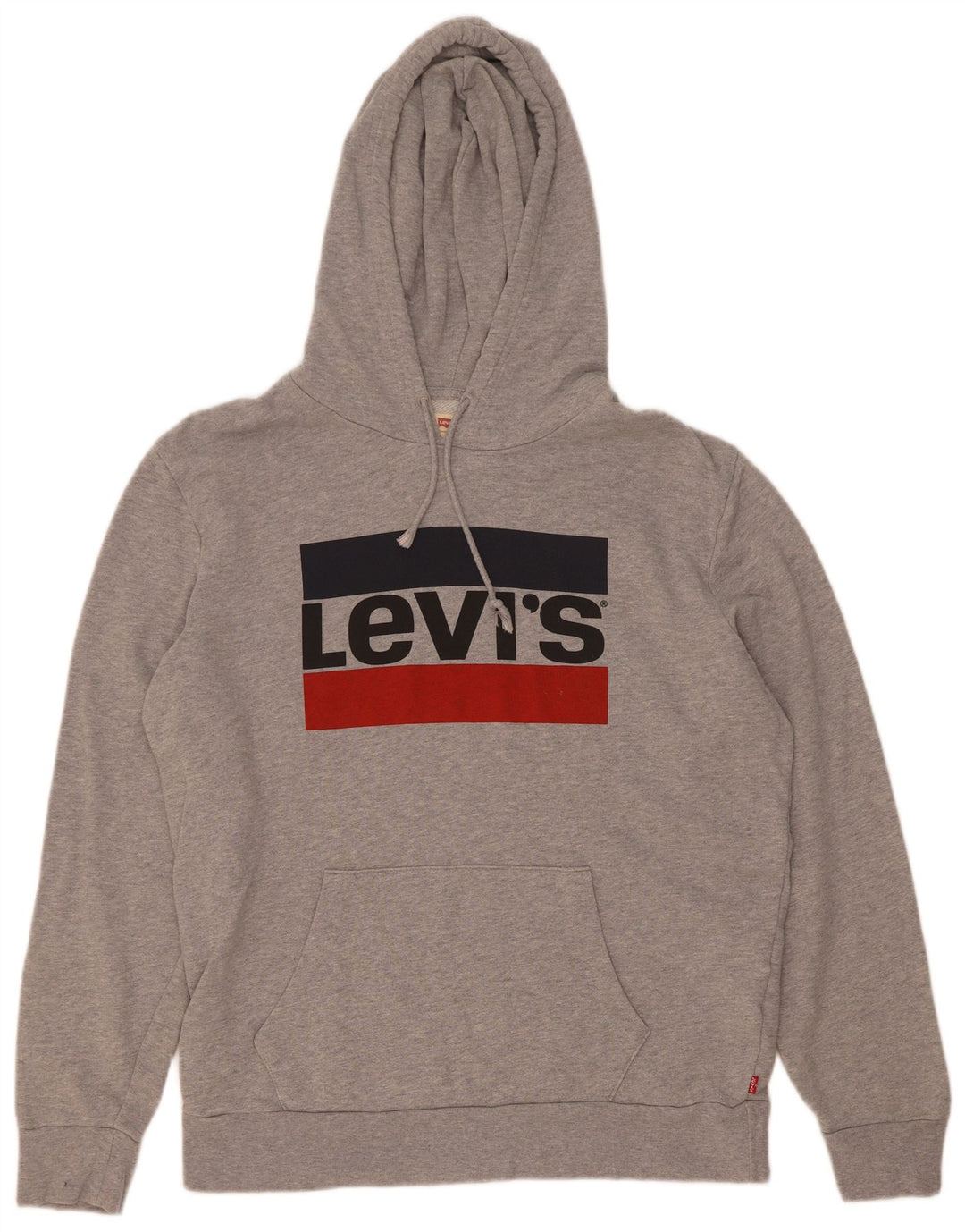 Ανδρικό γραφικό κουκούλα Levi's, μεσαίο γκρι βαμβακερό
