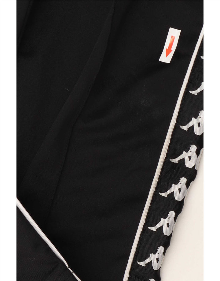 Παντελόνι αθλητικής φόρμας Kappa Boys Graphic 7-8 Years Black Polyester