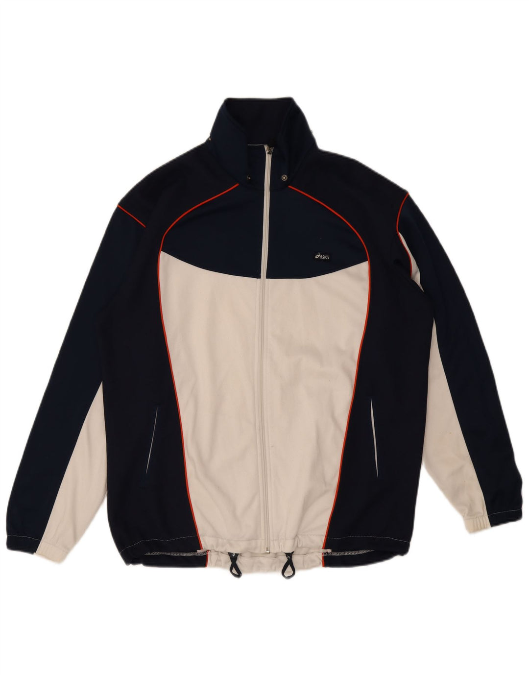 Ανδρική αθλητική φόρμα Asics Top Jacket Μεγάλο μπλε ναυτικό χρώμα πολυεστέρα