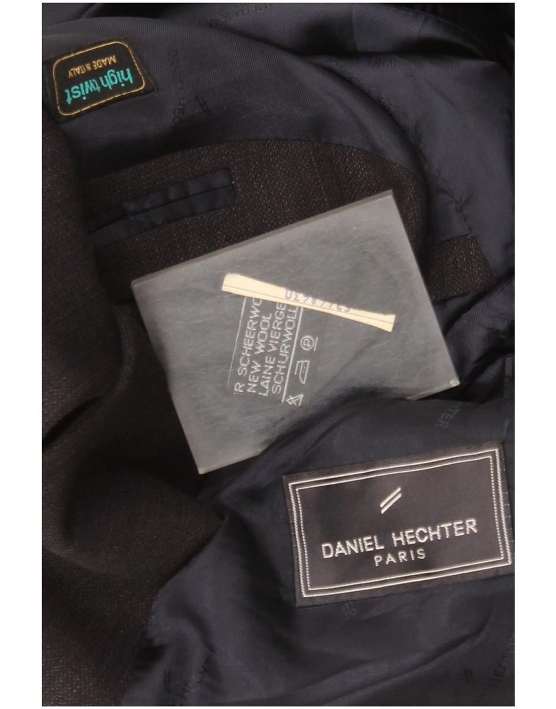 Daniel Hechter Ανδρικό μπλέιζερ με 3 κουμπιά μπουφάν UK 40 Large Navy Blue New Wool