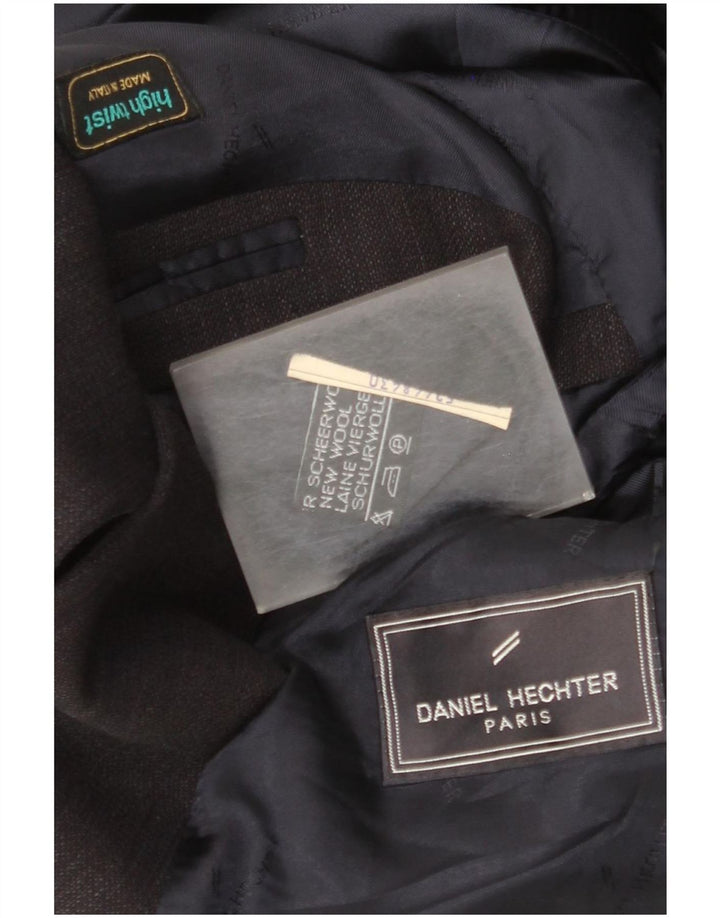 Daniel Hechter Ανδρικό μπλέιζερ με 3 κουμπιά μπουφάν UK 40 Large Navy Blue New Wool