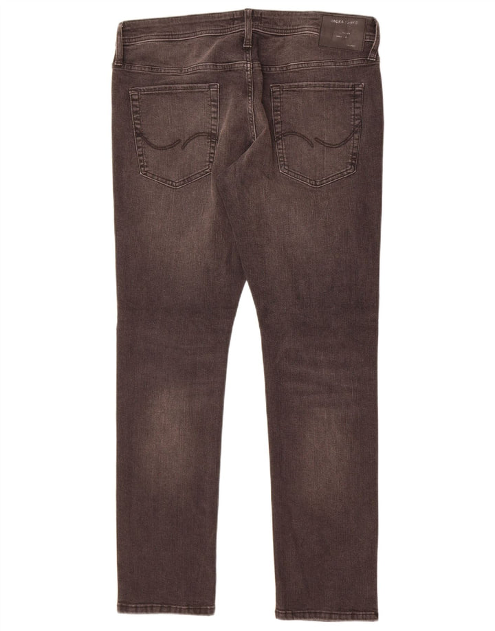 Jack & Jones Ανδρικό Τζιν GLENN Slim W36 L32 Γκρι βαμβακερό