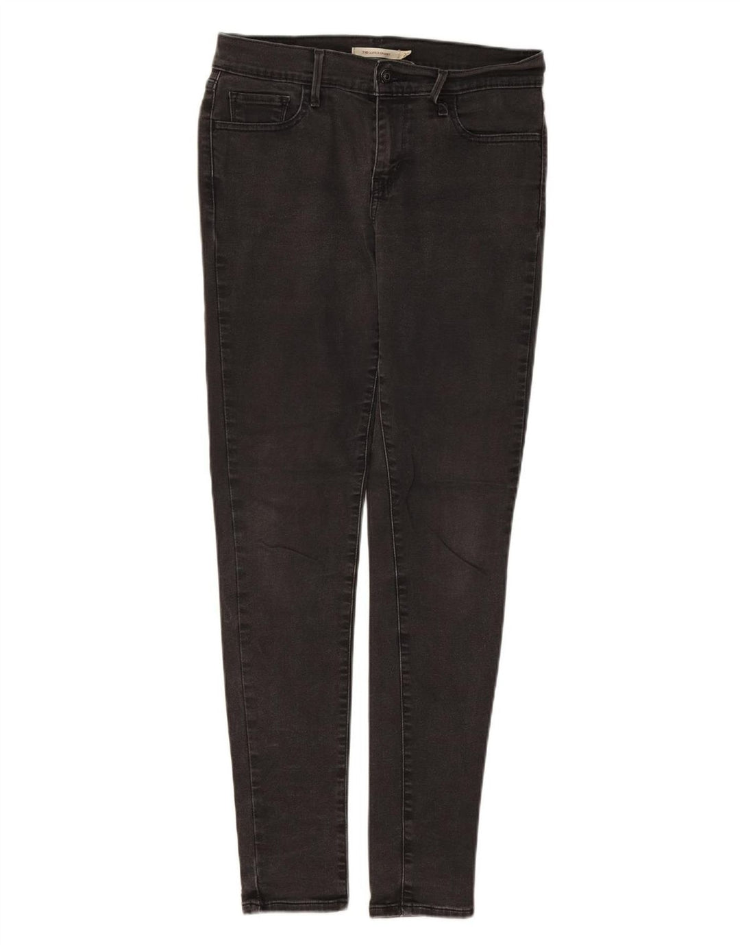 LEVI'S Womens 710 Super Skinny Jeans W29 L30 Black Polyester