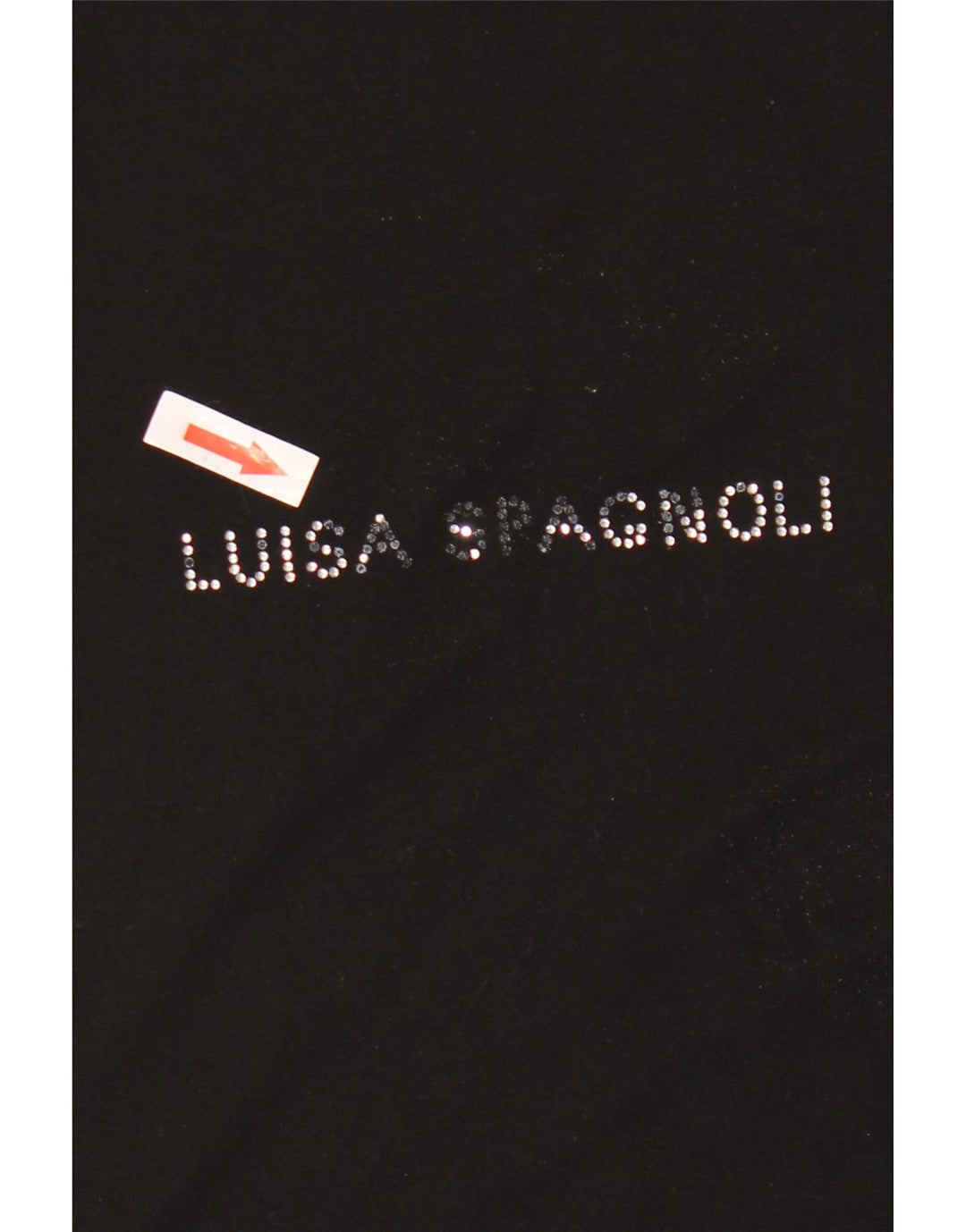 Γυναικείο γραφικό μπλουζάκι Luisa Spagnoli Top UK 14 Medium Black