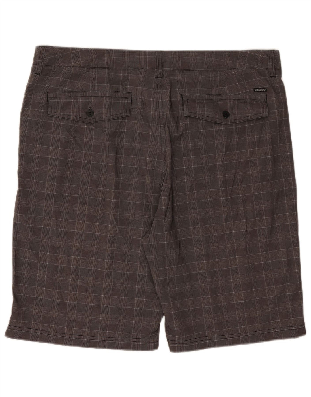 Ανδρικό σορτς Chino Quiksilver W38 XL Γκρι Houndstooth Πολυεστέρας