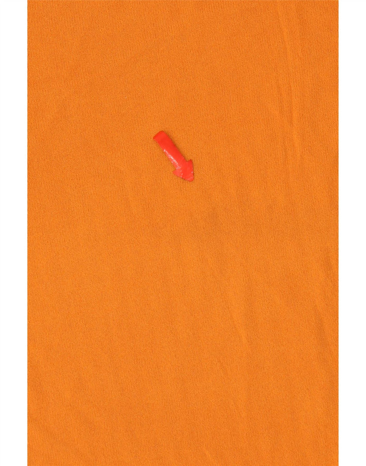Zara Γυναικείο T-Shirt Top UK 12 Medium Orange