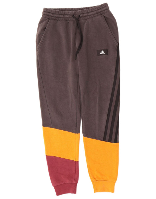 Ανδρική φόρμα Adidas Παντελόνι Joggers Small Grey Colourblock Βαμβακερό