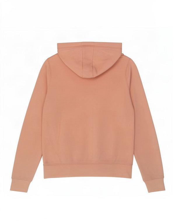 Champion Womens Graphic Hoodie Jumper UK 12 Medium Pink Cotton