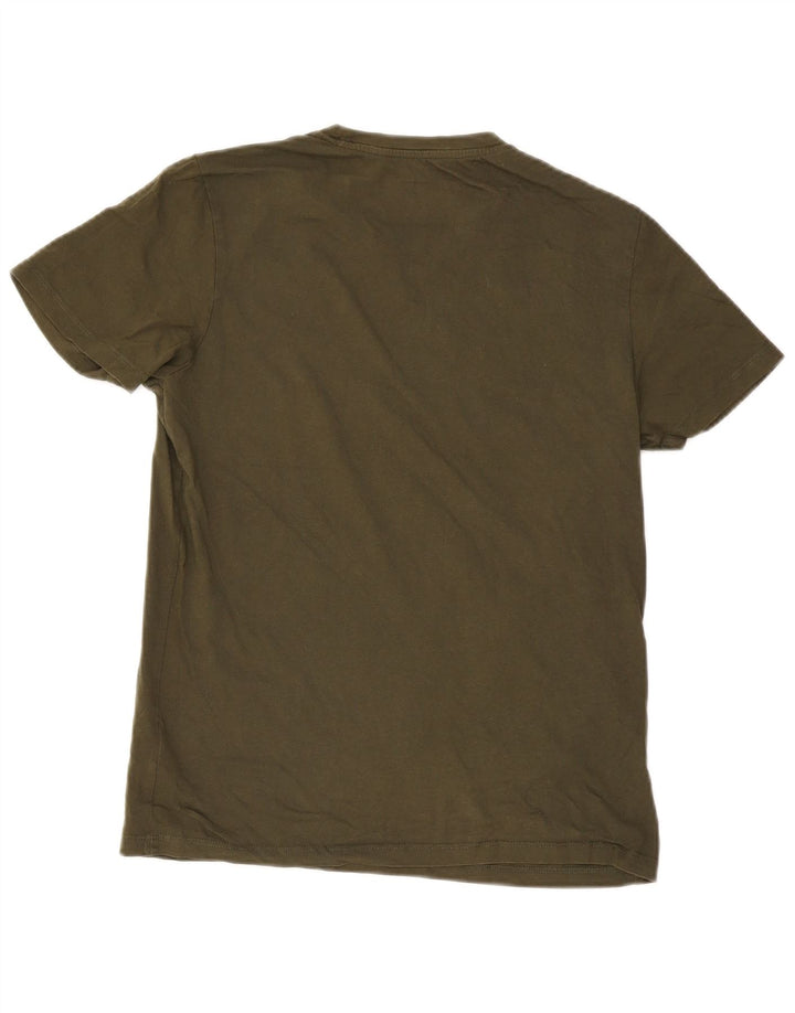 Ανδρικό γραφικό μπλουζάκι Jack & Jones Top Medium Khaki Cotton