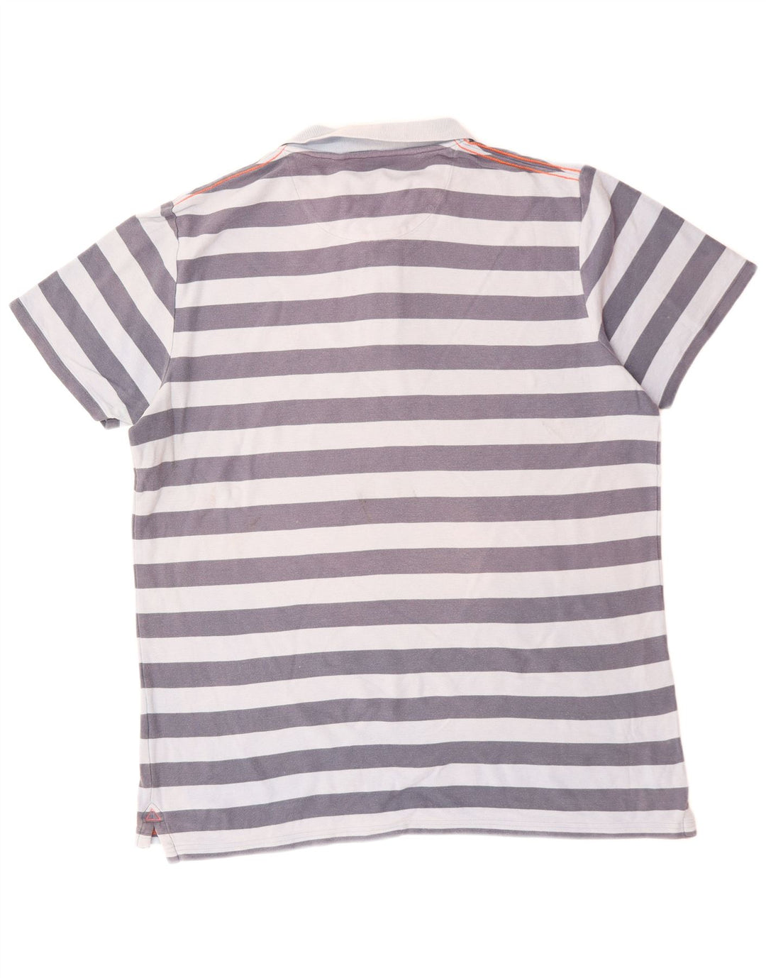 FAT FACE Ανδρικό πουκάμισο πόλο XL Μπλε ριγέ βαμβακερό