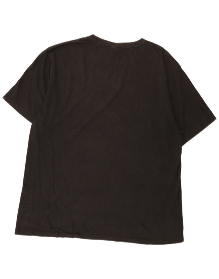 Ανδρικό T-Shirt Tommy Hilfiger Top μεγάλο μαύρο βαμβακερό