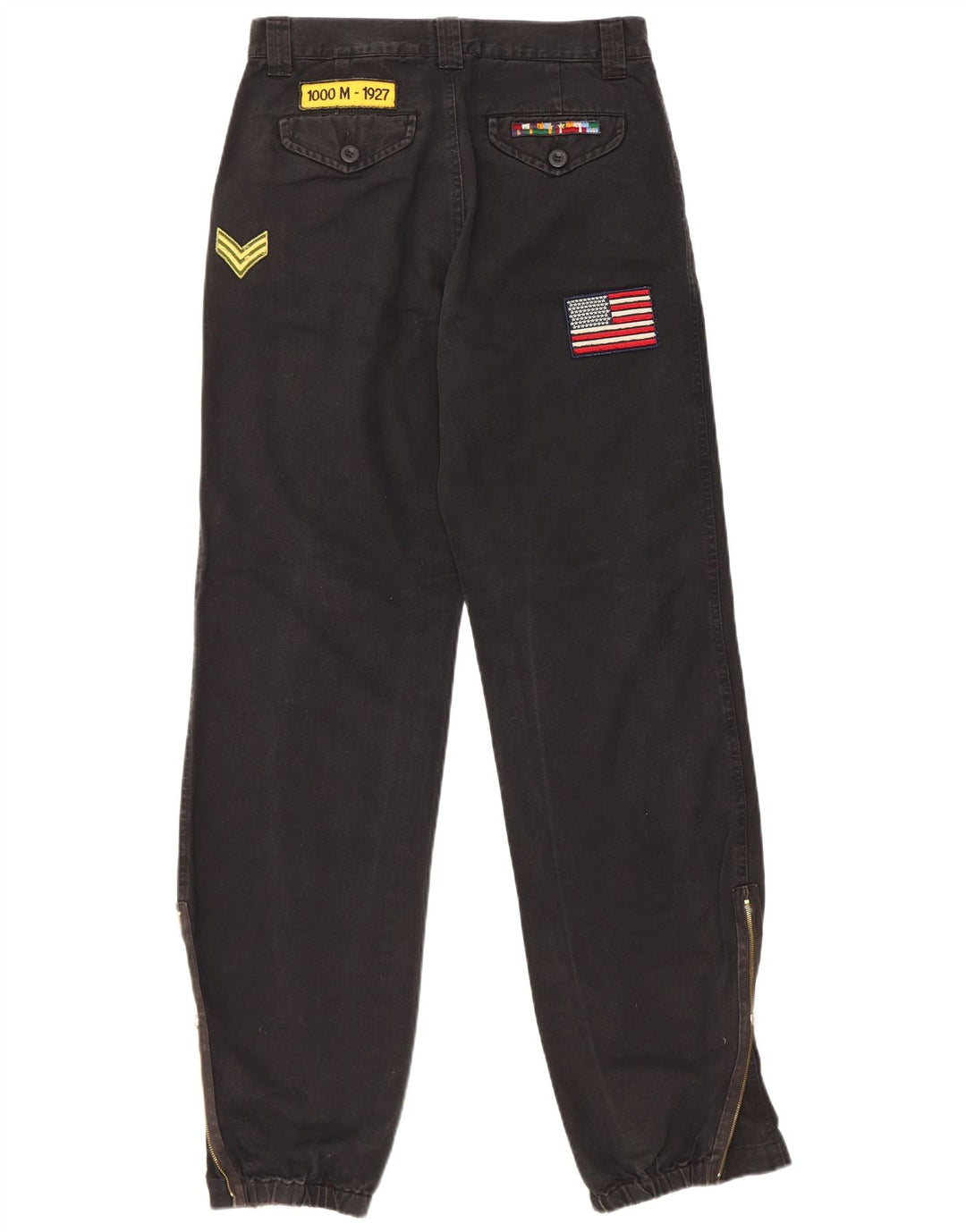 Killer Loop Γυναικεία Joggers Straight Jeans IT 42 Medium W28 L33 Μαύρο βαμβακερό