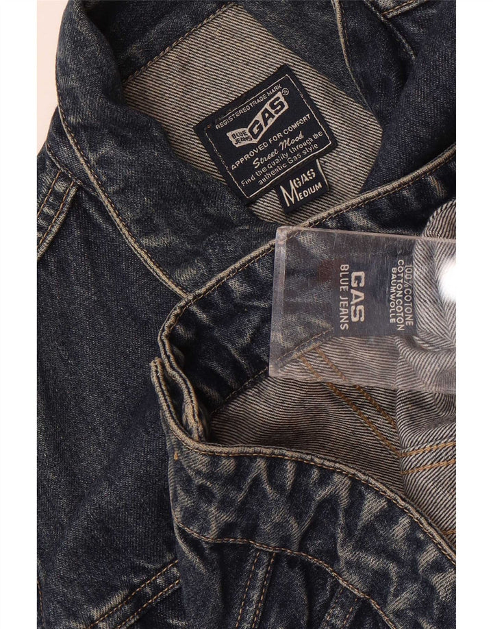 Γυναικείο τζιν μπουφάν Gas Crop UK 12 Medium Blue Cotton