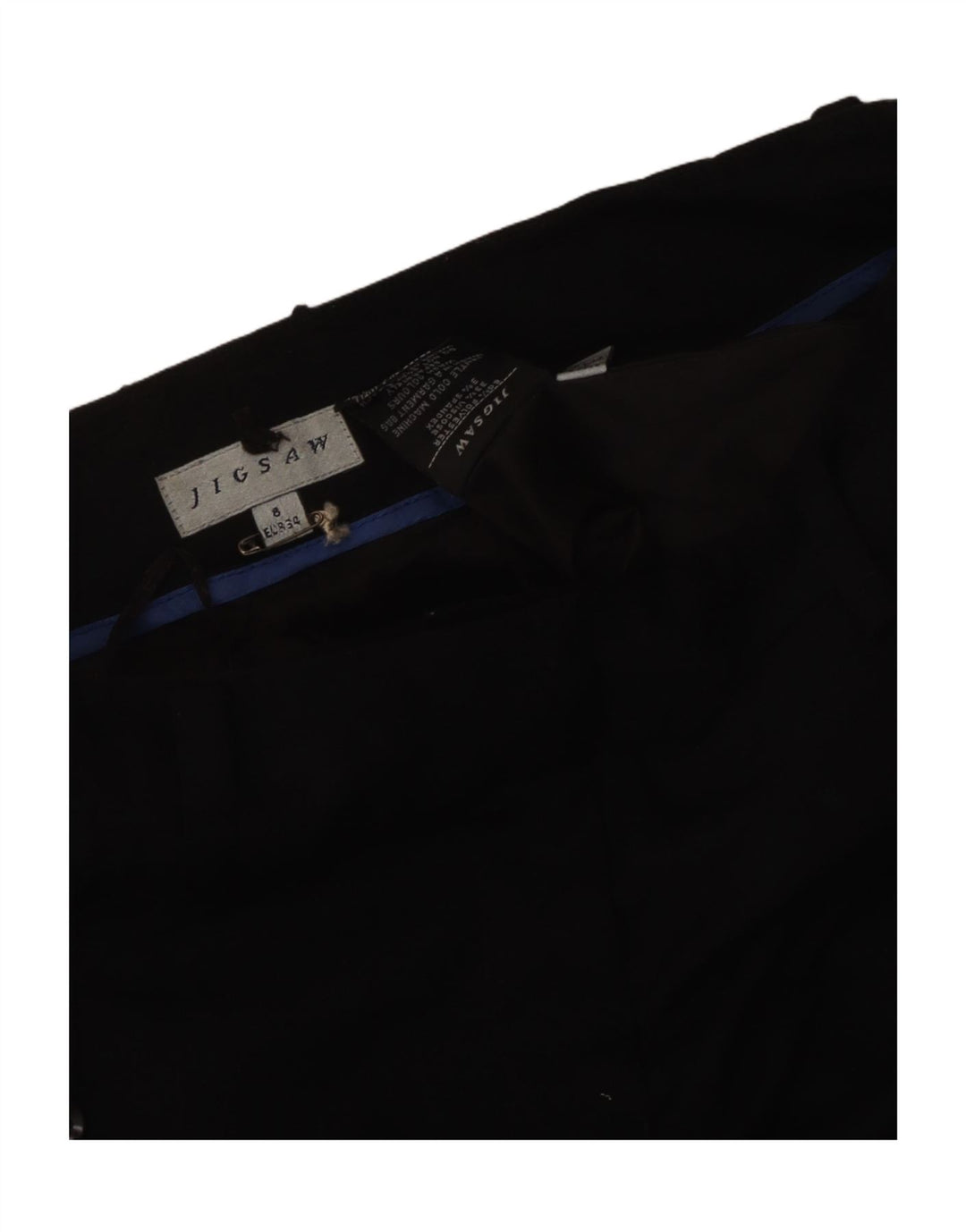 Γυναικείο παζλ Chino παντελόνι UK 8 Small W30 L31 μαύρο πολυεστέρα