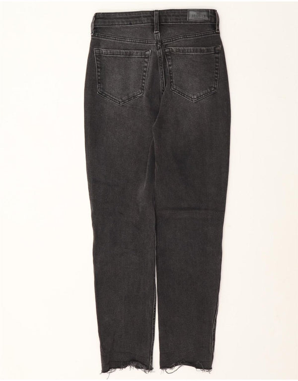 Hollister Γυναικείο Mom Super ψηλό κωνικό τζιν W23 L27 Γκρι βαμβακερό