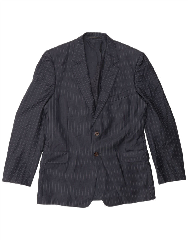 Paul Smith Ανδρικό μπουφάν blazer UK 42 XL Navy Blue Pinstripe Wool