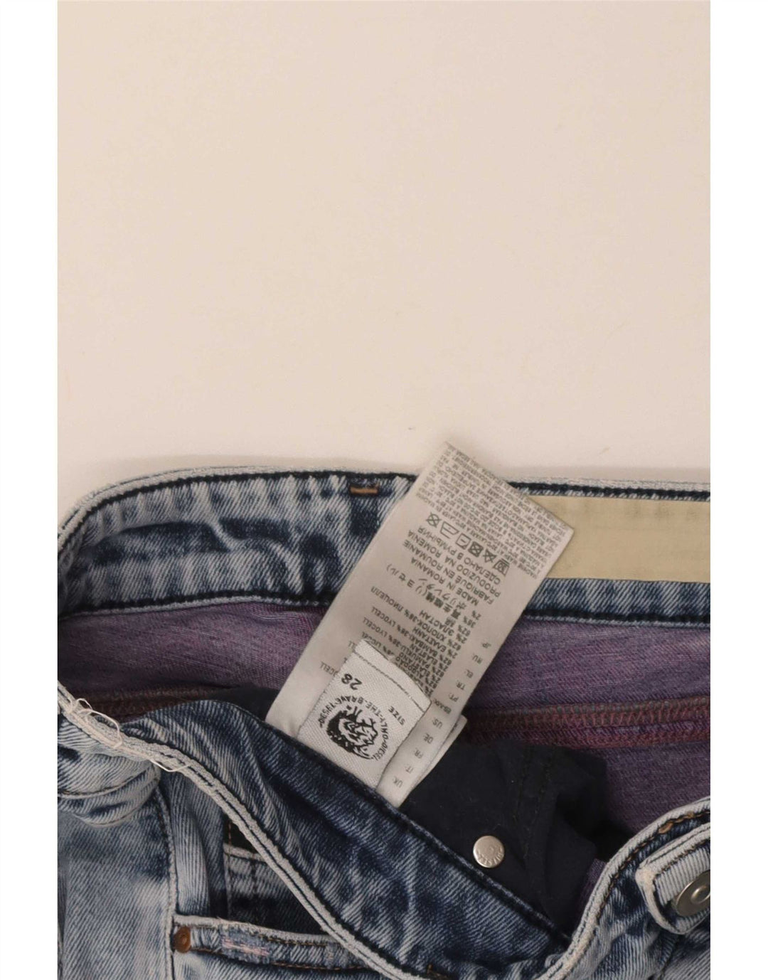 Diesel Γυναικείο Slim Jeans W28 L28 Blue Cotton