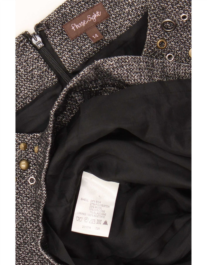 Φόρεμα Phase Eight Shift UK 14 Medium Grey Silk