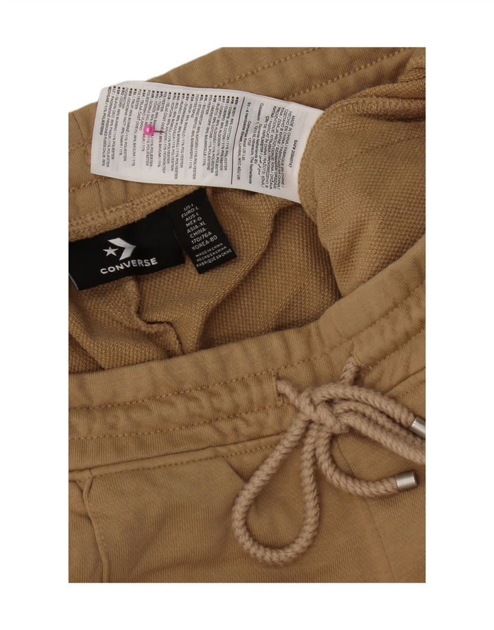 Converse Γυναικεία φόρμα παντελόνια UK 16 Large Beige Βαμβακερά