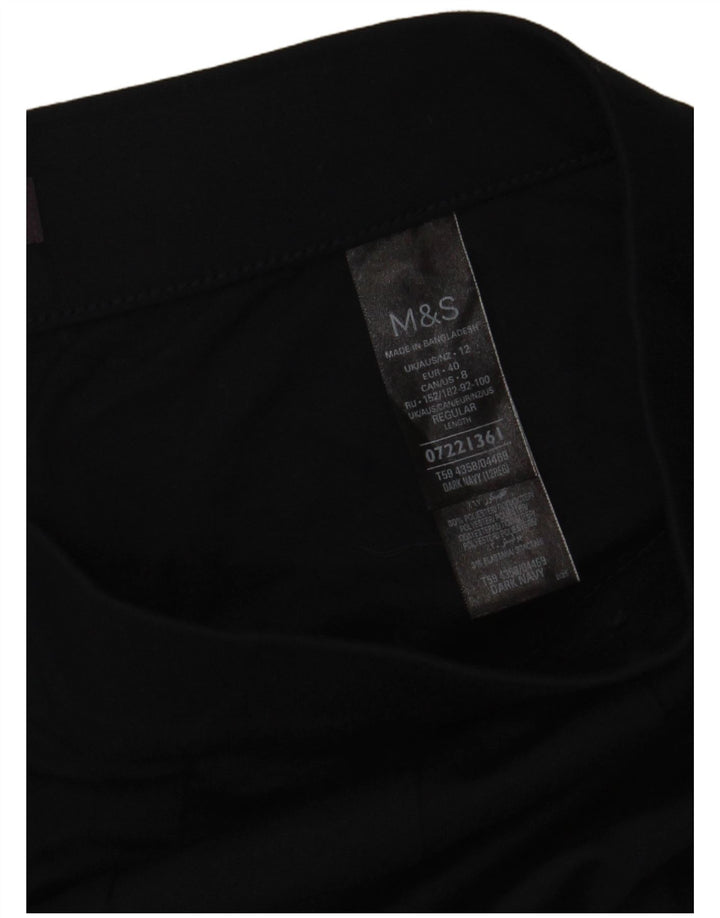Γυναικεία αθλητικά παντελόνια Marks & Spencer UK 12 Medium Navy Blue Viscose