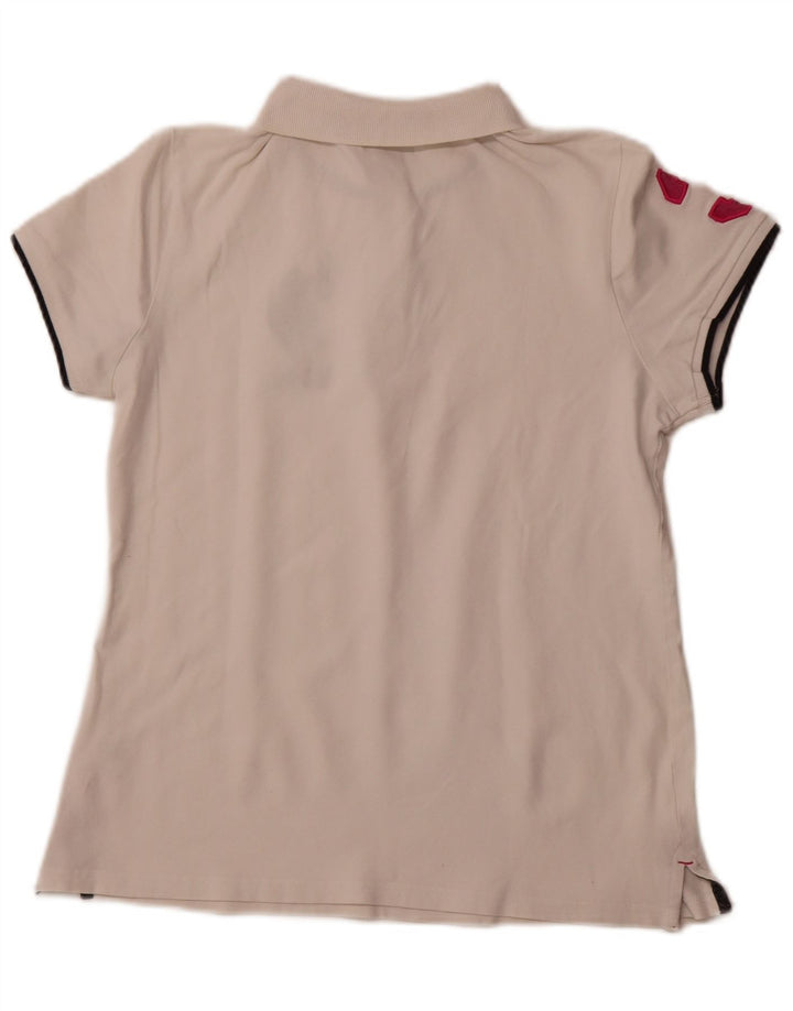 US POLO ASSN Γυναικείο πουκάμισο Polo UK 18 XL Λευκό βαμβακερό