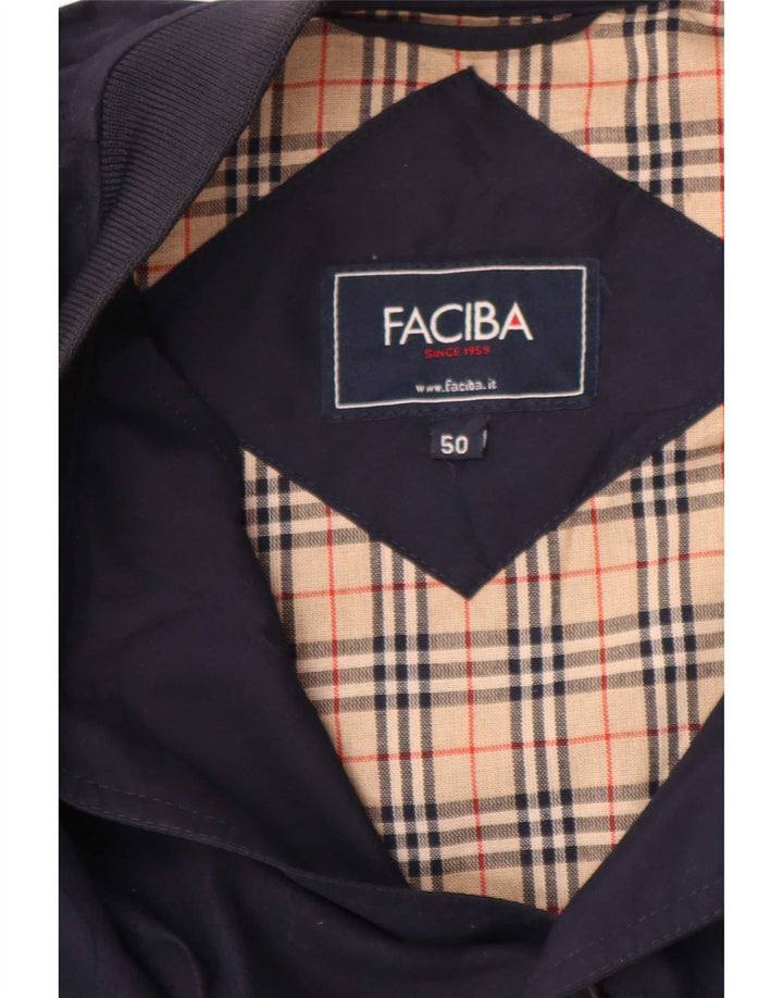 Faciba Ανδρικό Bomber Jacket IT 50 Large Navy Blue