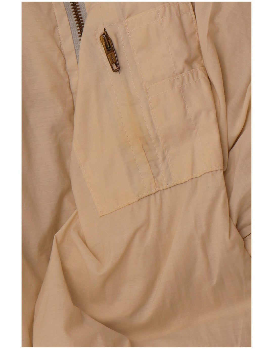 QUARRY Ανδρικό γραφικό αναστρέψιμο μπουφάν UK 42 XL από λευκό βαμβακερό