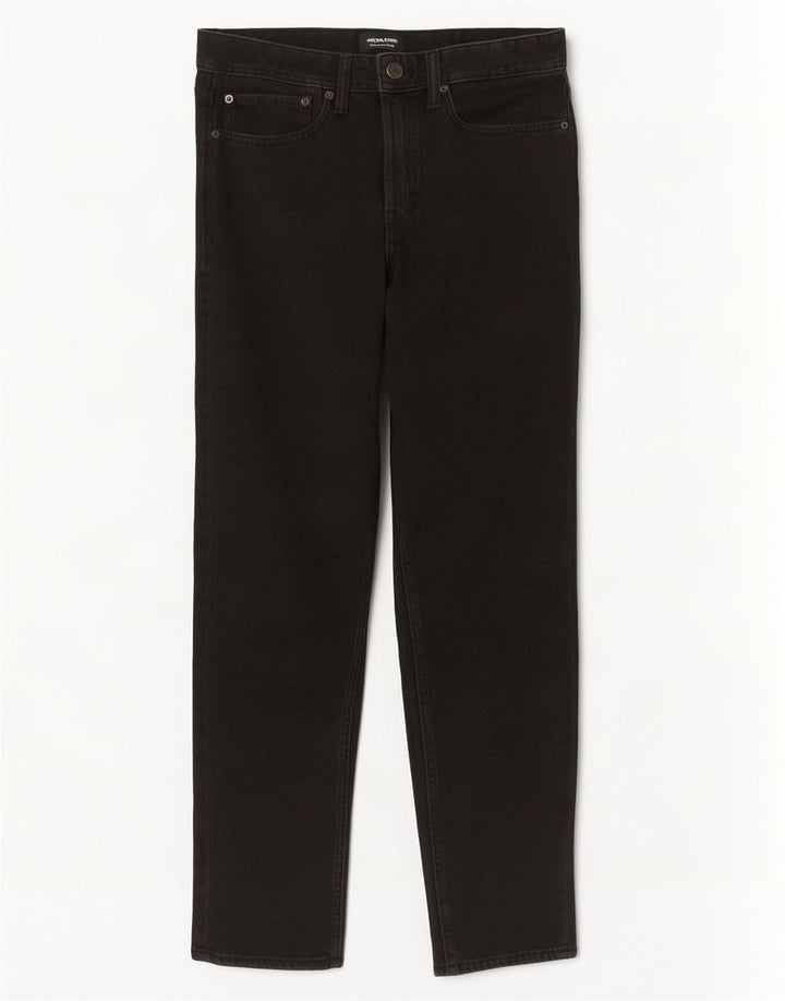 Jack & Jones Ανδρικό τζιν ίσιο W32 L32 μαύρο βαμβακερό