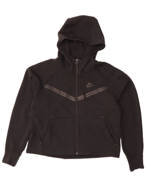 Γυναικείο πουλόβερ Nike με φερμουάρ UK 10 Small Black