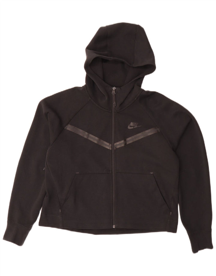 Γυναικείο πουλόβερ Nike με φερμουάρ UK 10 Small Black
