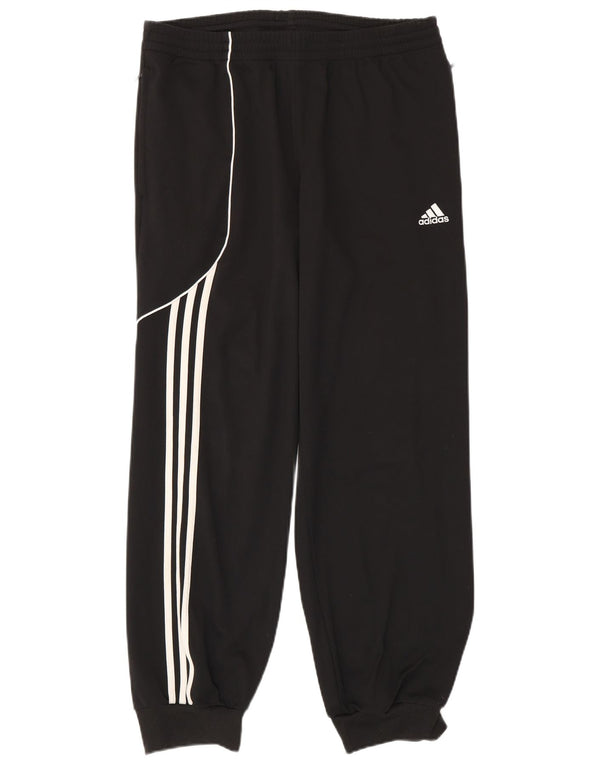 Ανδρική φόρμα ADIDAS Παντελόνι Joggers UK 42/44 μεγάλο μαύρο πολυεστέρα