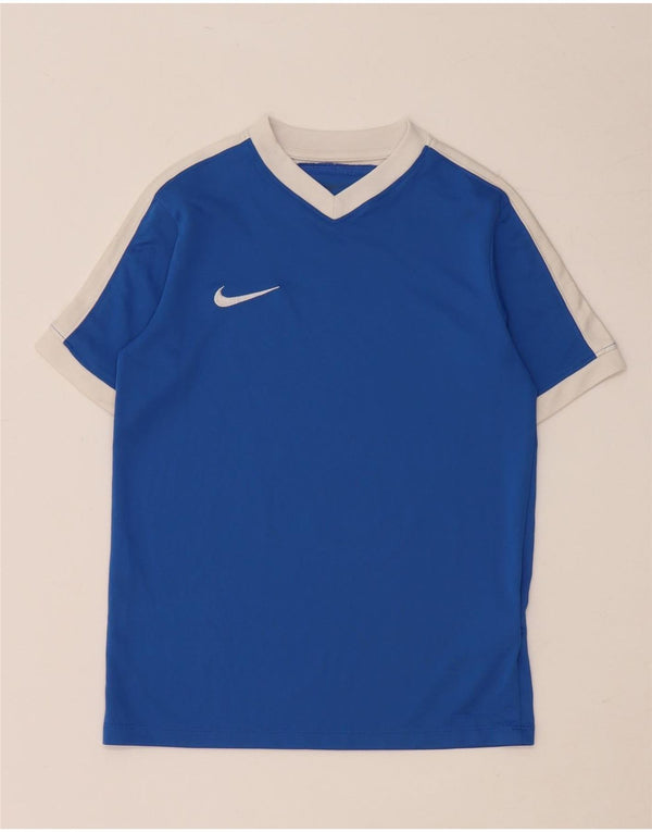 Μπλουζάκι NIKE Boys Dri Fit T-shirt 10-11 ετών μεσαίο μπλε χρώμα