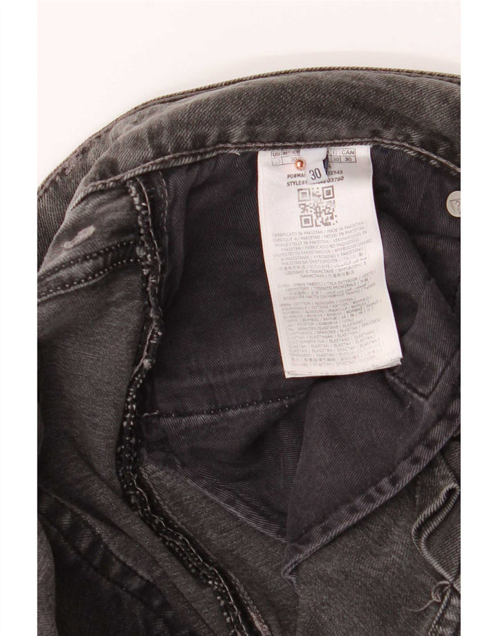 Guess Mens Angels Slim Jeans W30 L32 Γκρι βαμβακερό