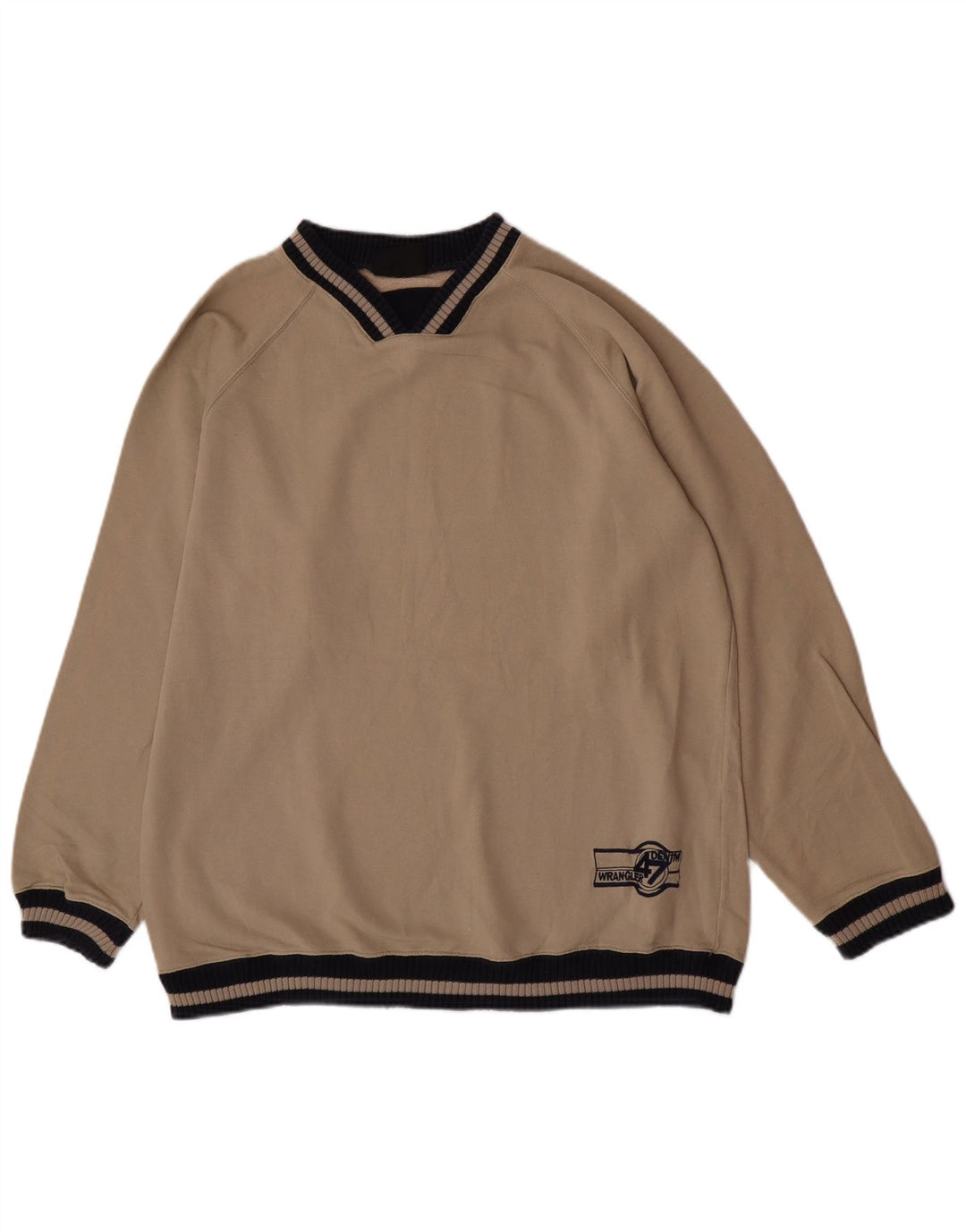 Ανδρικό φούτερ Wrangler Jumper Μεγάλο Μπεζ Βαμβακερό
