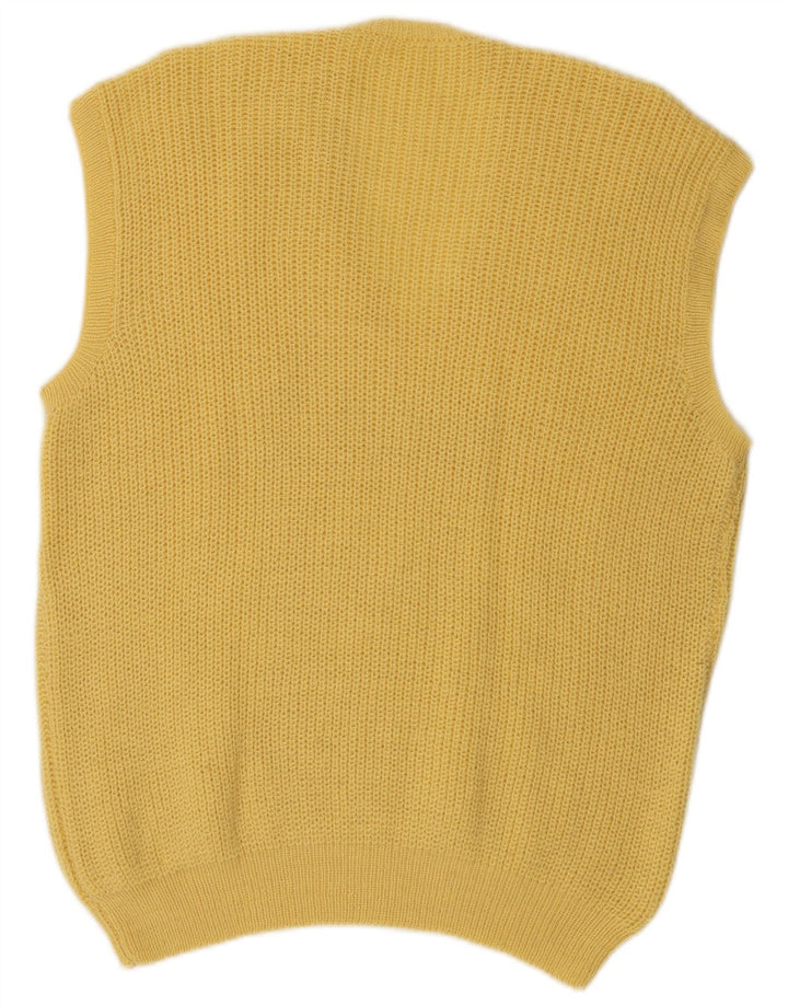 Vintage ανδρικό γιλέκο Tank Top Large Yellow