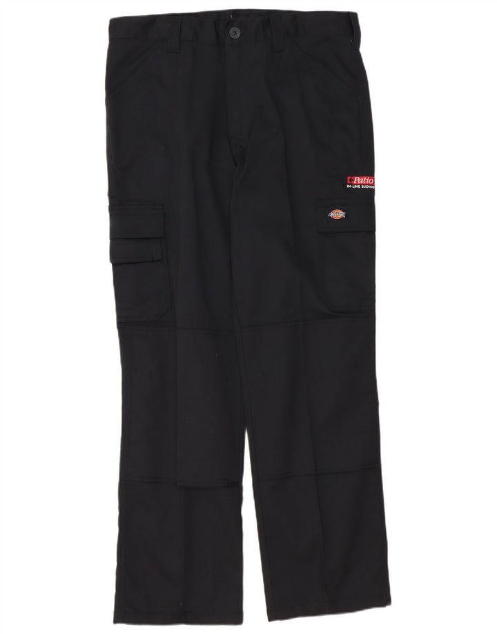Ανδρικό ίσιο παντελόνι Cargo Dickies W34 L31 Μαύρο πολυεστέρα