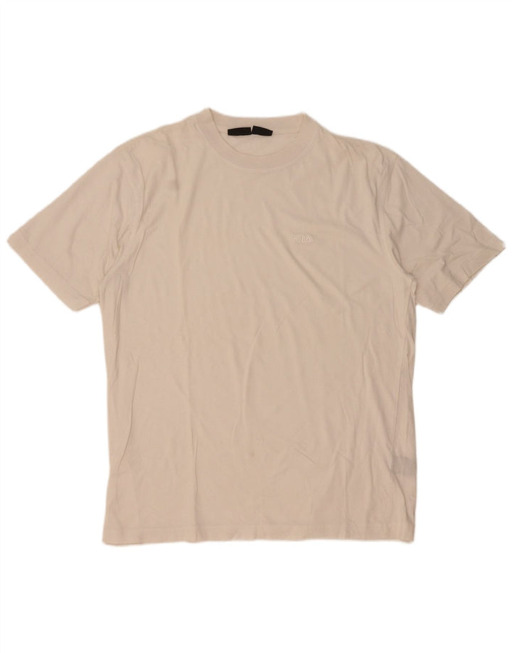 Ανδρικό T-Shirt Fila Top XL Λευκό βαμβακερό