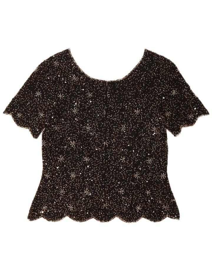 Γυναικεία μπλούζα Vittoria Verani Top IT 42 Medium Black Silk