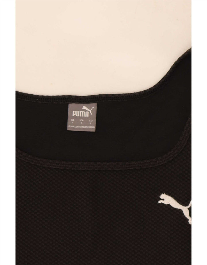 Puma Γυναικείο Γιλέκο Crop UK 14 Large Μαύρο